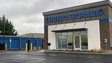 Exterior of Shield Storage facility in Vancouver, Washington.
