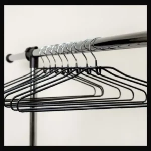 Avoid using metal hangers while storing your clothes