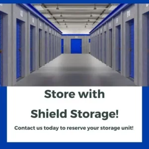 Store with Shield Storage!