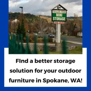 Find a better storage solution for your outdoor furniture in Spokane, WA