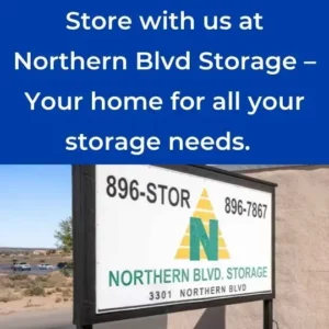 Store with us at Northern Blvd Storage – Your home for all your storage needs.