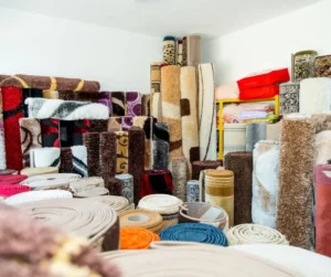 Roll your rug while preparing it for storage