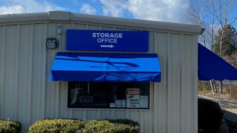 Exterior of Shield Storage storage office at Sonora, California facility.