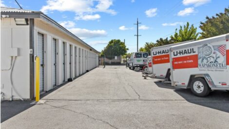 Storage units at Los Banos Shield Storage facility.